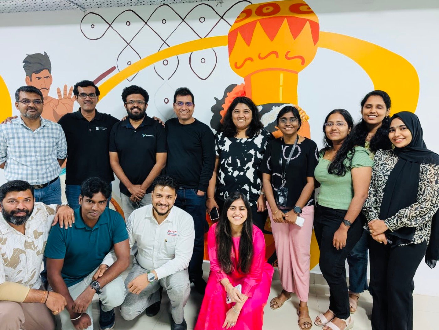 Founders posing together at a Founder Circle edition