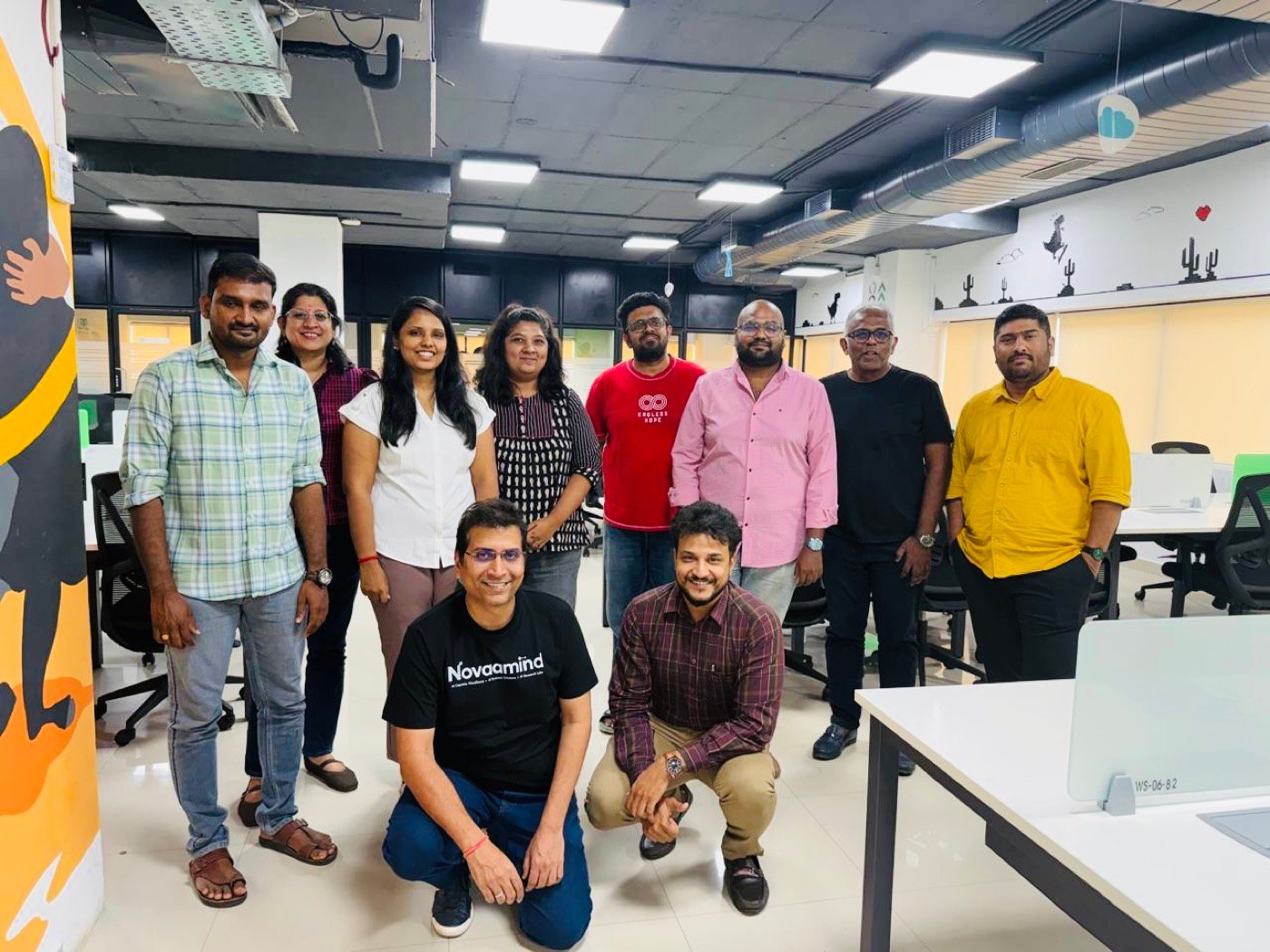 Founders posing together at a Founder Circle edition
